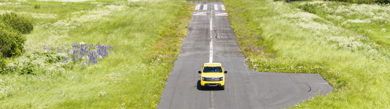 Electric friction tester on the runway E-Skiddometer on runway