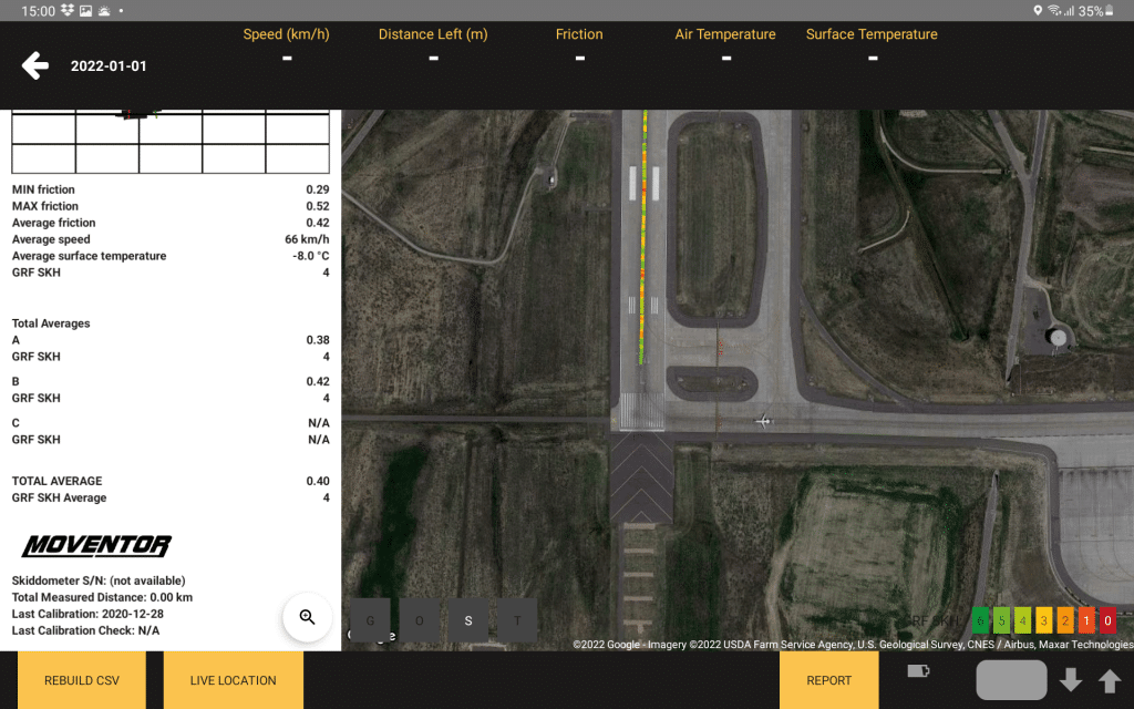 Friction testing software